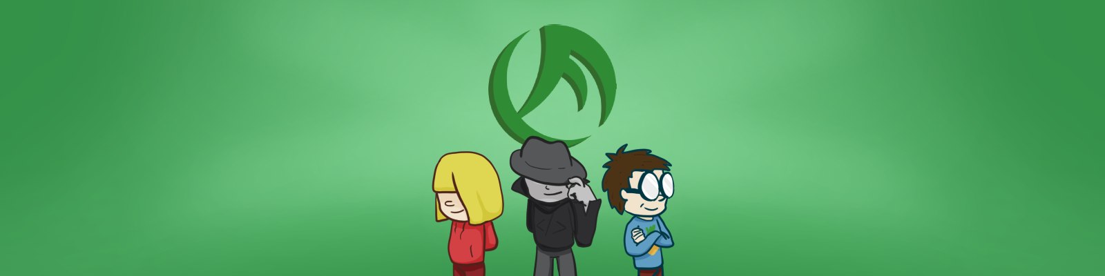 The FaDeOs team — Fabalu, Dejw and Oskiek — beside the 21 Heroes logo.